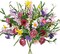 3 Bundles Artificial Flowers for Decoration Faux Roses Bouquet with Daisies Fake Silk Floral Arrangement for Home Kitchen Table Vase Party Spring Wedding Decor (19.6in)